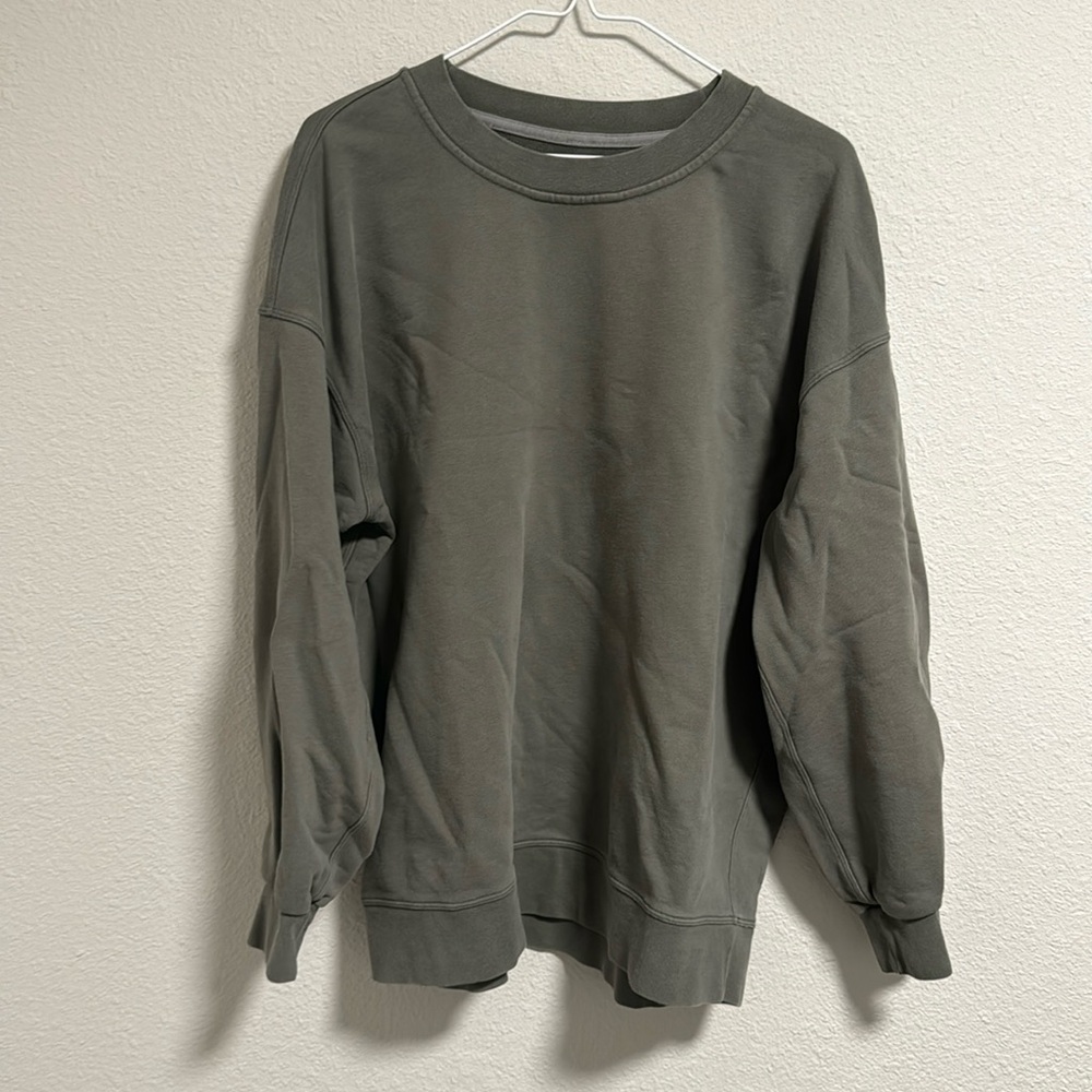 Lululemon perfectly oversized crew neck sweatshirt